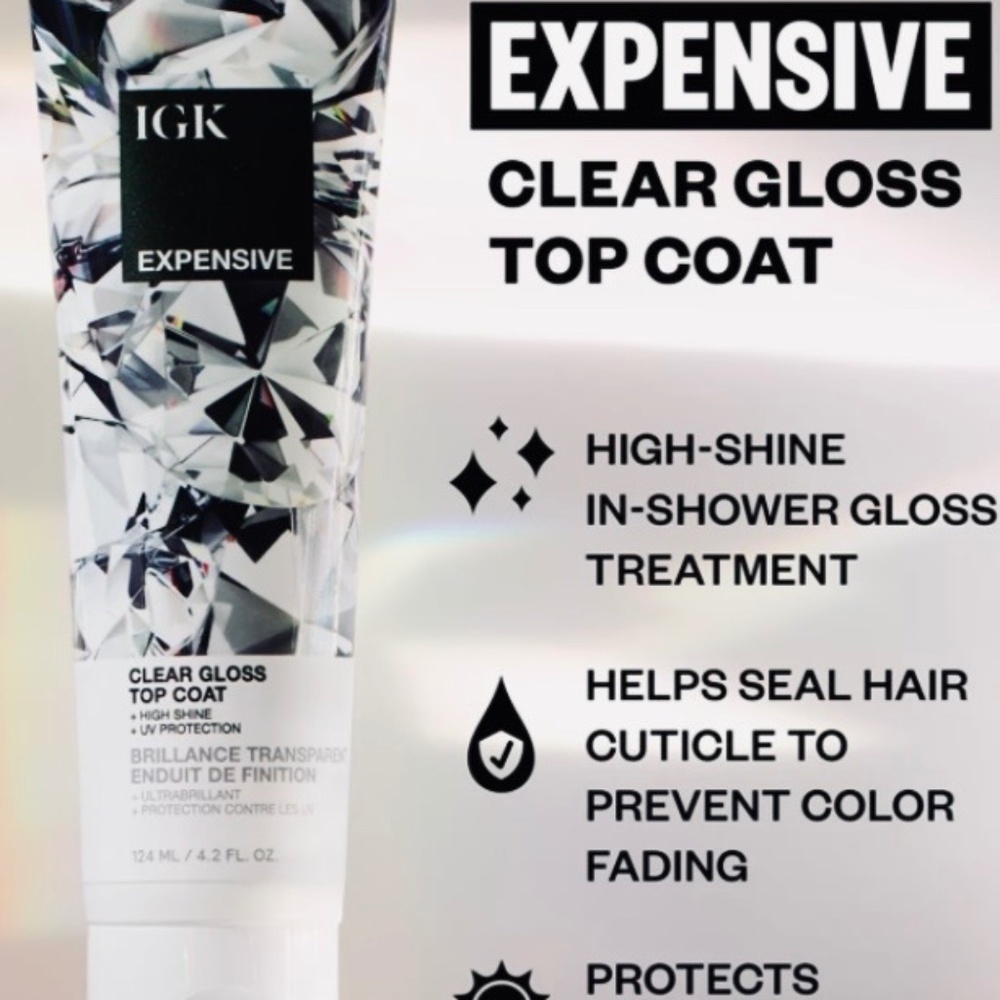 IGK Expensive Clear Gloss